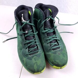 Jordan Super.Fly 4 Marvin the Martian 13 Basketball Shoes Green Camo Athletic